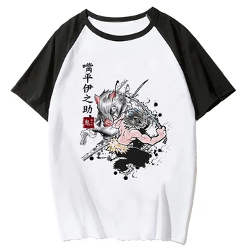 Demon Slayer Kimetsu No Yaiba футболка женская harajuku футболка женская уличная одежда аниме y2k одежда