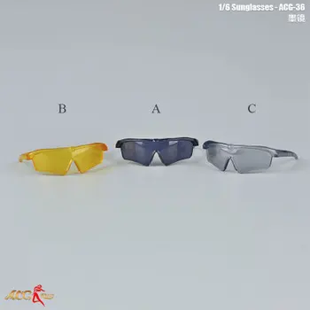 ACG-36 1/6 Мужские солдатские солнцезащитные очки Модельные Аксессуары Без резьбы по голове Подходят для 12-дюймовой фигурки в наличии