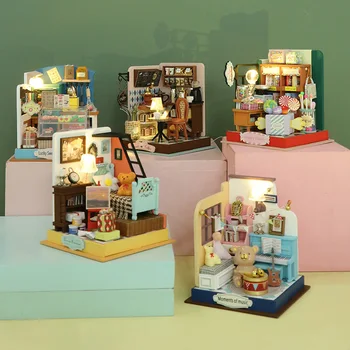 2023 Миниатюрные вещи Мини-кукла Diy Kit Игрушки Модельная строительная мебель Аксессуары для кукольных домиков для детей Подарки на День рождения