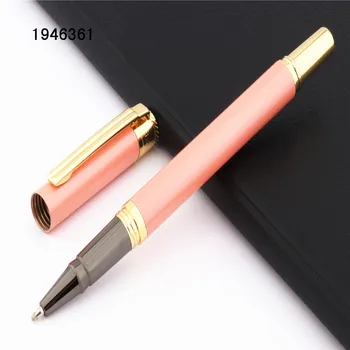 Роскошные ручки You 7037 Gold hat розового цвета, Деловая офисная ручка-роллер со средним кончиком, новая