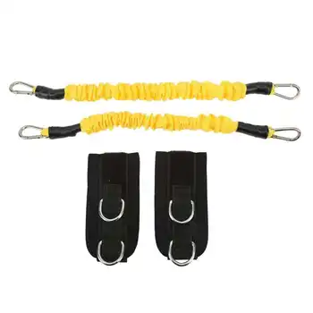 Лодыжка растяжение группы сопротивления лодыжки желтый с ремешком на щиколотке для спортзала