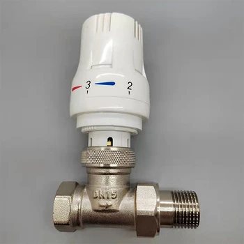 DN15 DN20 DN25 водяной угловой клапан с электроприводом радиаторный клапан ОВКВ с тепловым приводом клапан без привода