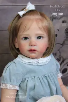70-Сантиметровый огромный 28-дюймовый возрожденный малыш Лилли Реборн Виниловый набор кукол для малышей незаконченные части куклы